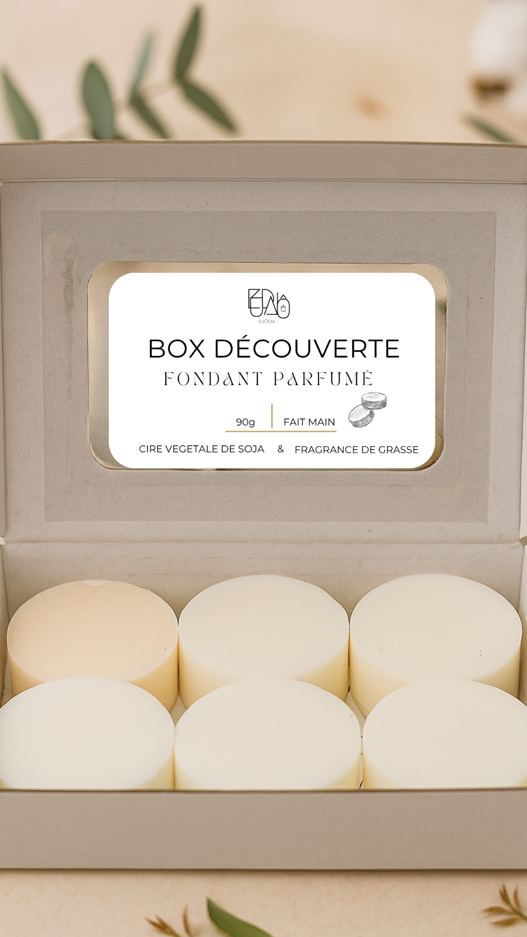 Box découverte 6 fondants parfumés